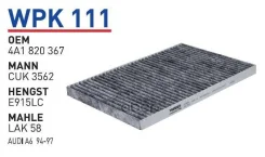 ������ ������ Wunder filter ���. WPK111 WPK111 ����