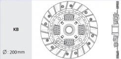 ���� ��������� FJD023 (200x130x21x22.2) Valeo SB-06 SB06 ����