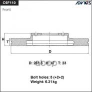   . Advics Advics . C6F110B C6F110B 