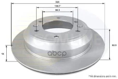 ���� ���� HYU H1/Starex 06- ��� ���� 324X18 (� ���������) Comline ���. ADC2413V ADC2413V ����