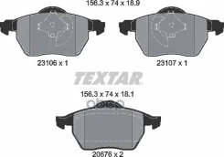 ������� ��������� Textar 2310601 VKBP80749E; VKBP80113E; T1122; T1085; SP2001; PN0195; PN0188W; PN0188; PN0172; MDB1940; MDB1813; LP1687; LP1672; LP16...
