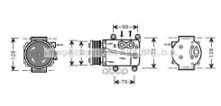 ���������� ������������ FORD Focus I 98= /Fusion (Valeo 699326) Ava FDK105 FDK105 ����