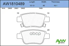 ������� PF-1239-1528 (PN) AW1810489 GDB3337 AYWIparts ���. AW1810489 AW1810489 ����