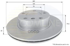 ���� ���� BMW F20/F21/F30/F31 1.8/1.6D/1.8D/2.0D 10- ��� ���� 300X22 (� ���������) Comline ���. ADC1770V ADC1770V ����