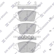 ������� ��������� �������� Chevrolet Spark R14 Sangsin brake ���. SP1837 SP1837 ����