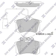 ������� ����. �������� Hi-Q AUDI A4 Avant RS4 Quattro 00-01 Sangsin brake ���. sp4107 SP4107 ����
