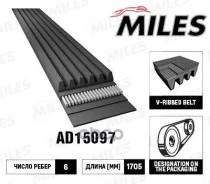 ������ ������������ 6PK1705 Miles AD15097 AD15097 ����