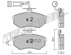 ������. ������. ������� AUDI 100, 80 86-95, VW ������ 88- � � ����. Trusting ���. 1511 �-� 1511 ����