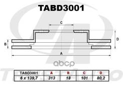 ��������� ���� (TA); TABD3001 8-97046-081-1; �8-97034-036-1; �8-94375-425-1; �9-70340-36; �9-11515-63; �9-43754-25; �8-97046-081-0; �09737710 (RR) Big...