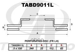 ��������� ���� (TA); TABD9011L 43512-60180 (FR LH) LAND Cruiser UZJ200, VDJ200 (07-12)/Lexus 570 URJ201 (07-) DF7671; �DF6239S; �RN1268; �09. �A966....