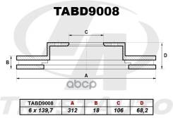 ��������� ���� (TA); TABD9008 42431-60200; �42431-60201; �42431-60270; �42431-60190; �42431-60130; �09A33410; �09A33411 (RR) LAND Cruiser Pradokzj90...