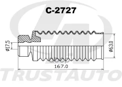 �������� �������� ������������ (TA); C-2727 48331-16060; TSHB-EL40F (FR BOOT) Corolla/Corolla 2/Corona/Corsa/Tercel/Cynos/LE�VIN/Trueno LVN/CRE/TRN/MR...