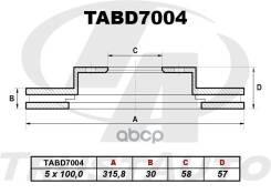 ��������� ���� (TA); TABD7004 26300-AG001; �26300-AG02A; �26300-AG000 (FR) Legacy B13 (03 - 05)/Forester S13 (12-) DF7837;09. A870.11;09. A870.14 - (3...