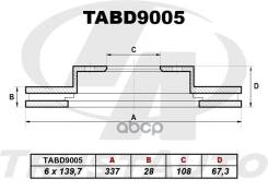 ��������� ���� (TA); TABD9005 43512-60150; �43512-60151; �43512-60160; �09A20410 (FR) LAND Cruiser Prado KDJ120, KDJ121, KDJ125, RZJ120, RZJ125, VZJ12...