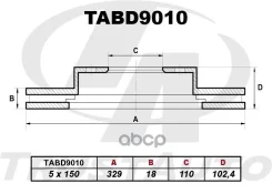 ��������� ���� (TA); TABD9010 42431-60221; �42431-60220; �42431-60280; �42431-60281; �BR0109S; �09908610; �09908611 (RR) LAND Cruiser HDJ101, UZJ100...