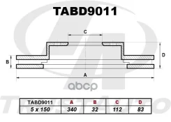��������� ���� (TA); TABD9011 43512-60180; �09A96610; �09A96611; �09A9661X (FR) LAND Cruiser UZJ200, VDJ200 (07-12)/Lexus 570 URJ201 (07-) DF7671; �DF...