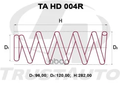 ������� �������� ��������� (TA); TA HD 004R 52441-S9A-014; �52441-S9B-004; �52441-S9B-J01; �52441-S9A-J01; �52441-T0A-A02; �52441-SWA-A11 Honda CR-V R...