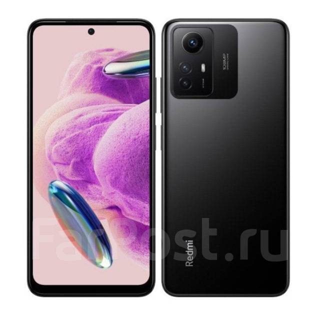 Смартфон Xiaomi Redmi Note 12S (8+256GB) в "SP-sklad", 6.43", черный ...