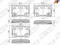 ������� ��������� ��� Toyota MARK X/Crown 03-/Lexus GS300/GS430/GS460 ST-04466-22190 ����