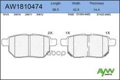 ������� PF-1519 AW1810474 GDB3454/GDB7729/0446652130 AYWIparts ���. AW1810474 AW1810474 ����