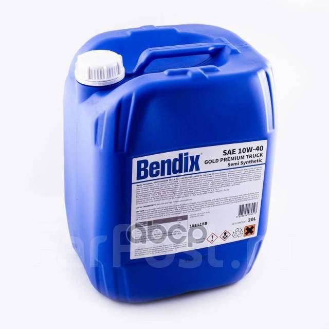 Масло Моторное 20Л. Полусинтетика Bendix Gold Premium Truck Ci-4 Sae ...