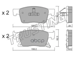 ������. ������. ������� OPEL Astra K, 1.6 BiTurbo CDTI, 1.6 CDTi, 1.6 T. 2015- F Trusting ���. 11150 �-� 11150 ����