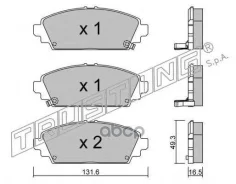 ������. ������. ������� Honda Accord VII 1998-02 1.6i, Civic VII 2001-05 1.7 F Trusting ���. 4790 �-� 4790 ����