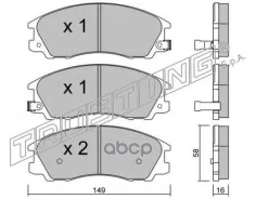 ������. ������. ������� Hyundai Terracan 2001- F Trusting ���. 5220 �-� 5220 ����