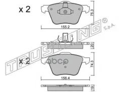 ������. ������. ������� Volvo V70 2007-, S80 2006- F Trusting ���. 6151 �-� 6151 ����