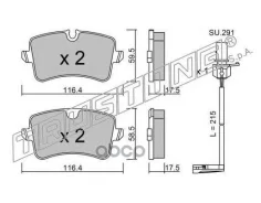 ������. ������. ������� AUDI A6 2010-, A7 2010- Rear Trusting ���. 9710W �-�, ������ 9710W ����