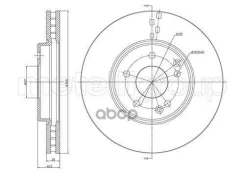 ��������� ���� Mercedes C-class W203 (2000-), E W210 (1996-) F Trusting ���. DF733 DF733 ����