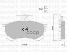 ������. ������. ������� Mitsubishi Carisma 1.6i 16V, 1.8i, 1.9TD 95- � Metelli ���. 2202500 �-� 2202500 ����