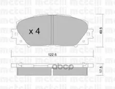 ������. ������. ������� Toyota Yaris 2006- F Metelli ���. 2207450 �-� 2207450 ����