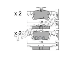 ������. ������. ������� Peugeot 308 II 2013- Rear Trusting ���. 10020 �-�, ������ 10020 ����