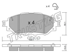������. ������. ������� Toyota Hilux IV Pick-up 2015- F Trusting ���. 10900 �-� 10900 ����
