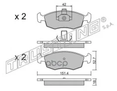 ������. ������. ������� Fiat Palio / Strada / Punto 1999- F Trusting ���. 2833 �-� 2833 ����