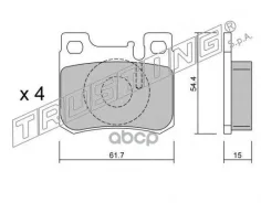 ������. ������. ������� MB 190 W201 1989-93, W124 1986- R Trusting ���. 5820 �-� 5820 ����
