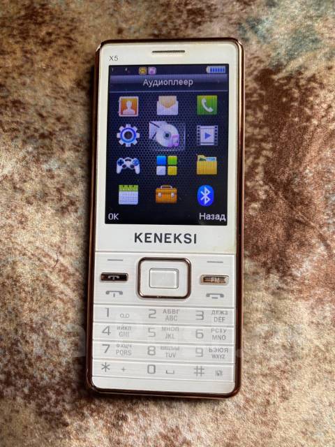 Телефон кнопочный Keneksi X5, моноблок, б/у, в наличии. Цена: 700₽ во ...