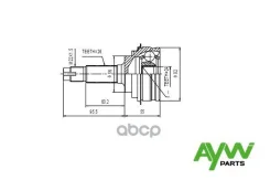 ���� TO-09 AW1510116 CO7508/GJ02490/4341012102/1214�2/12152/ AYWIparts ���. AW1510116 AW1510116 ����