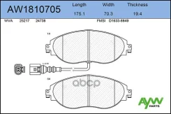������� ��������� �������� AW1810705 Skoda Octavia (5E3, 5E5) 06/10, VW CC 9358 AYWIparts ���. AW1810705 AW1810705 ����