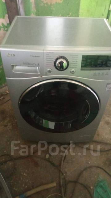 Стиральная машина LG Direct Drive 7 кг, б/у, в наличии. Цена: 14 000₽ в ...