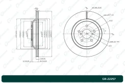���� ��������� G-brake GR-22257 Gbrake GR22257 GR22257 ����