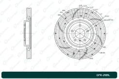 ���� ��������� ��������������� ������������� G-brake GFR-21011L ����� Gbrake GFR21011L GFR21011L ����