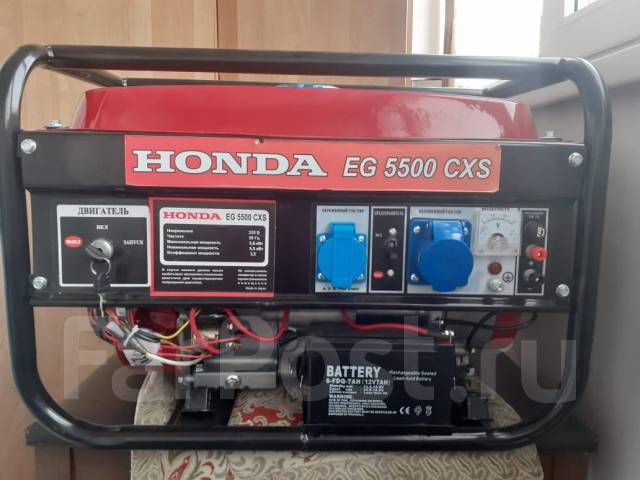 Генератор Honda EG 5500 CXS, новый, в наличии. Цена: 25 000₽ во ...