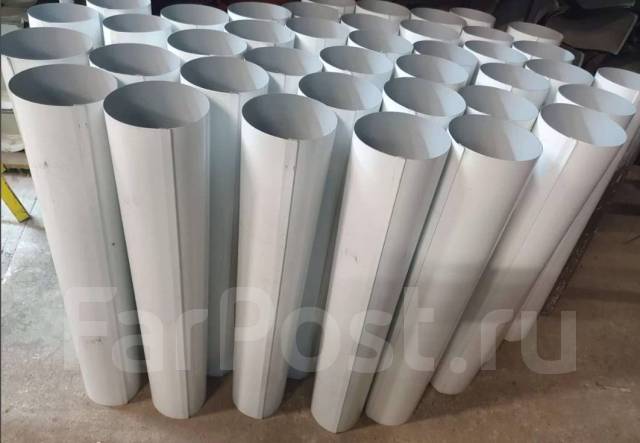 Труба водосточная металлическая цветная, под заказ. Цена: 420₽ в Уссурийске