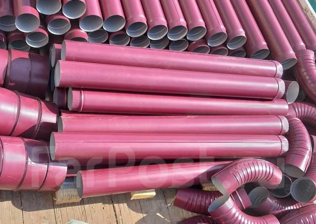 Труба водосточная металлическая цветная, под заказ. Цена: 420₽ в Уссурийске