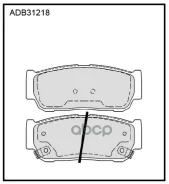 ������� ��������� ������ SsangYong Kyron 05- Rexton I II III 05- Allied Nippon ���. adb31218 ADB31218 ����