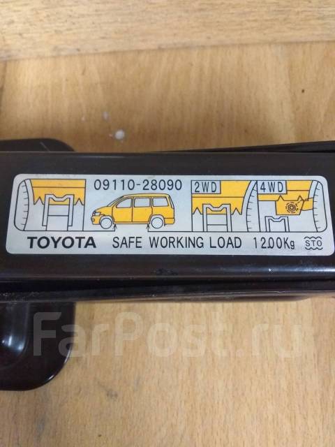 Домкрат. Toyota. 1200 кг. Япония. #75 купить во Владивостоке по цене: 2 ...