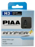����� H3 12V 55W (110W) PIAA Hyper PLUS 4000K, �������� 2 �� HE831H3 ����