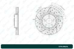 ���� ��������� ��������������� G-brake GFR-20823L ����� GFR20823L ����
